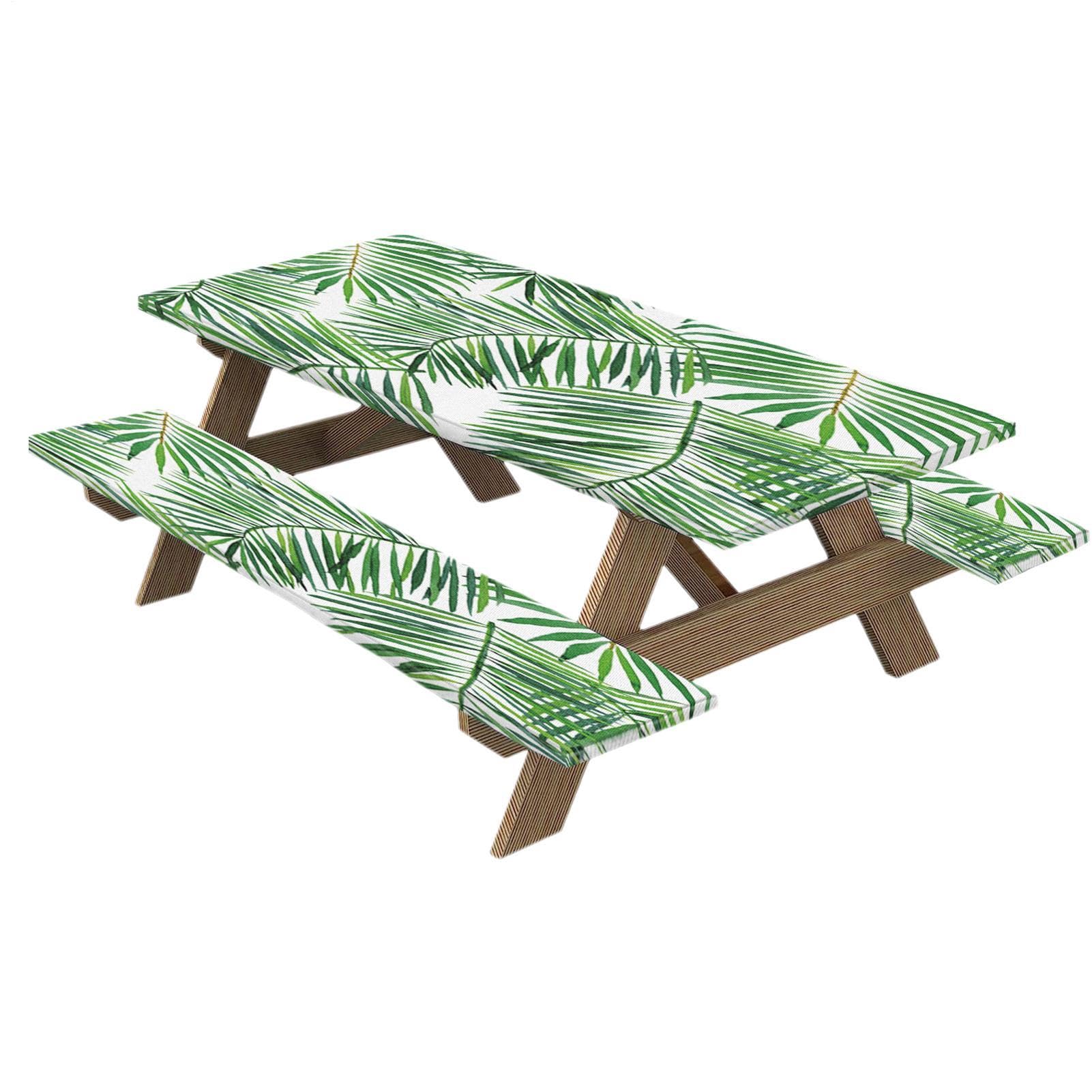 Housses élastiques pour table de pique-nique et beau banc de jardin