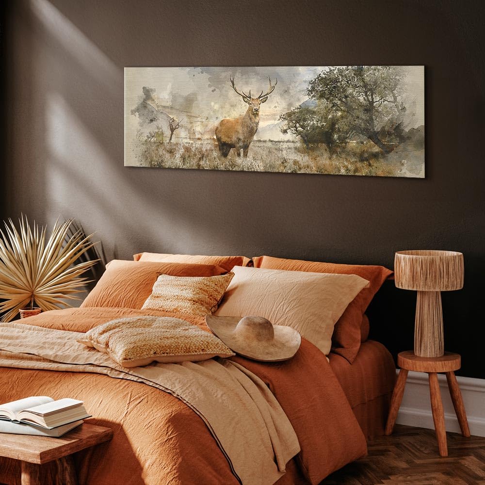 murando - Akustikbild Landschaft Natur Tier, 135x45 cm, 1-teilig, Büro | Verbessert Raumakustik, reduziert Hall, ideal fürs Büro oder Wohnzimmer, hochwertige Verarbeitung, schnelle Montage, stilvoll