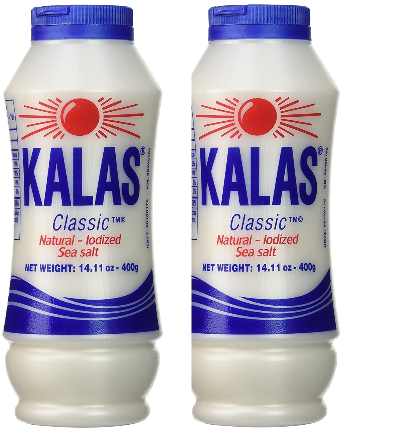 Kalas Classic Greek Iodized Sea Salt (400 Gram) (2Pack