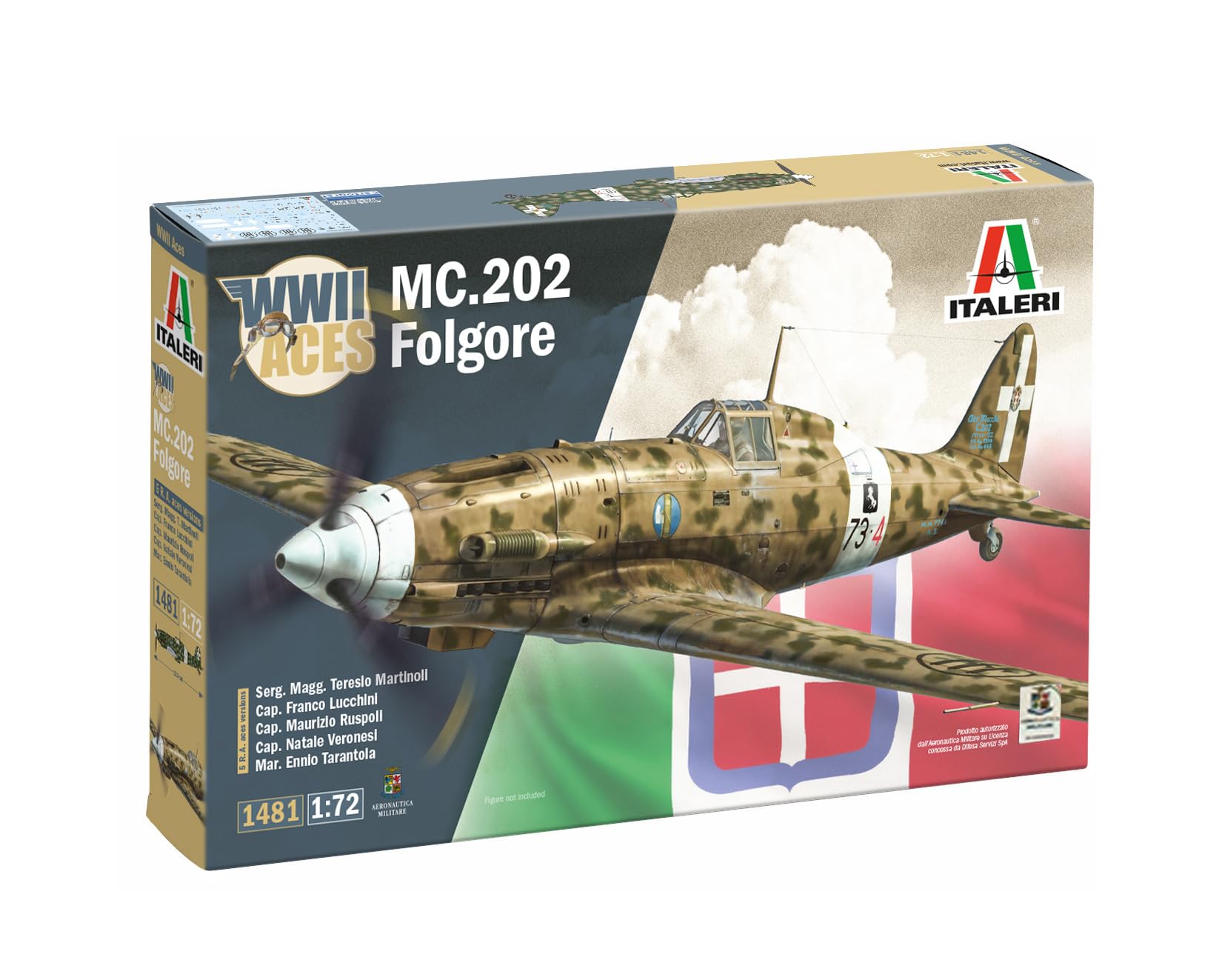 Amazon.co.jp: イタレリ 1/72 WW2 イタリア マッキ MC.202