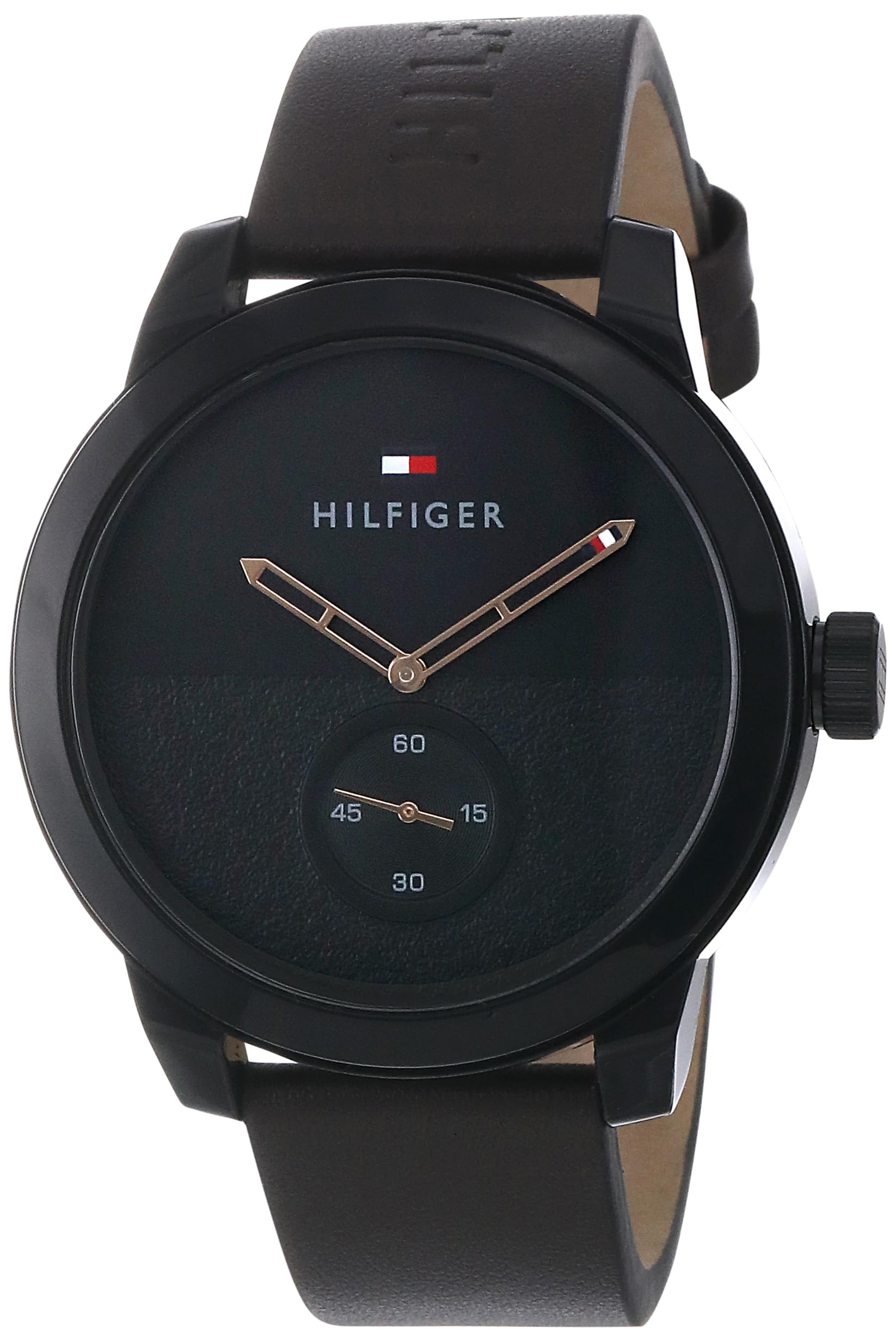 Tommy Hilfiger Quartz Analog Black Dial Watch for Men-NETH1791801W (B0BR7PX73Y) Amazon Price History, Amazon Price Tracker