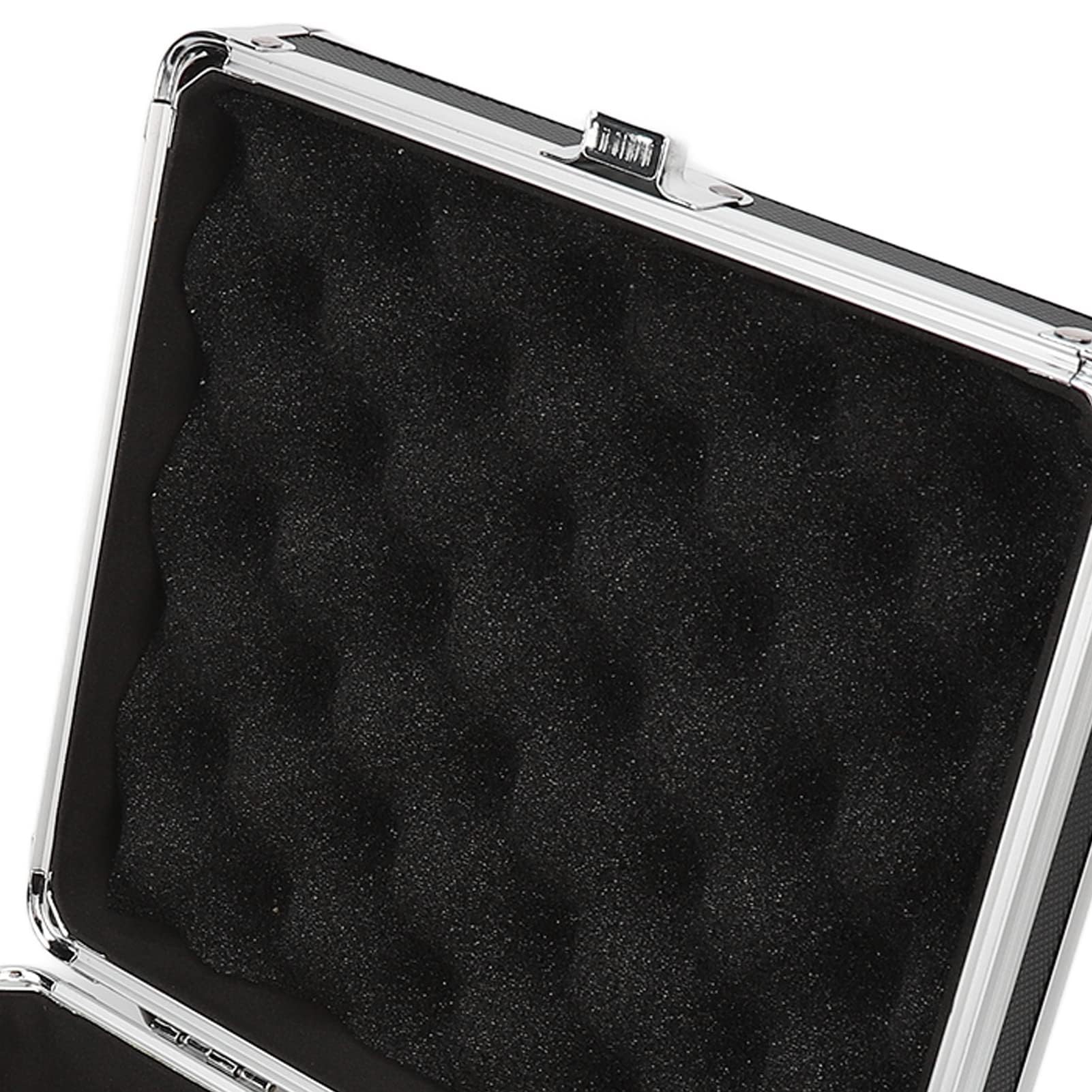 Caja de Almacenamiento de Disco Duro de 2,5 ", Estuche de Transporte de Disco Duro Externo con 20 Bahías, Maleta de Caja de Almacenamiento de Disco Duro Impermeable con Diseño de Bloqueo de Seguridad