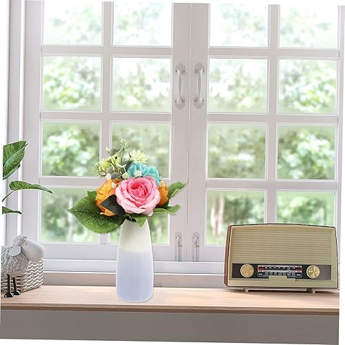 Miniatura 6 de Abaodam 1 pieza de peonía artificial para decoración de boda, decoración del hogar, ramo de flores, flores silvestres, jarrón de seda floral para