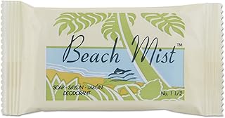 Beach Mist BCH NO1.5 BHMNO15A Face and Body Soap, Foil Wrapped, Fragrance, 1.5 oz. Bar (Pack of 500)