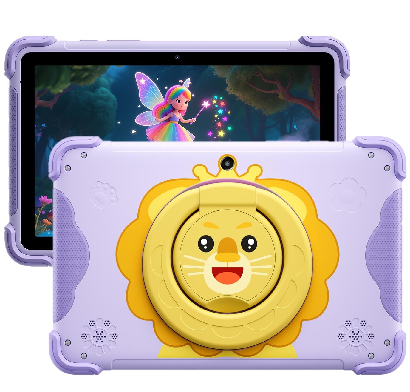 Blackview Link 1 Kids, Tablet per Bambini Android 16 AI, 12GB+64GB(2TB Esterno), 3 Assistenti AI Intelligenti, 8,68'' HD+, 5MP+8MP, Google Kids Space+Controllo Genitori, Doppi Altoparlanti BOX, Viola