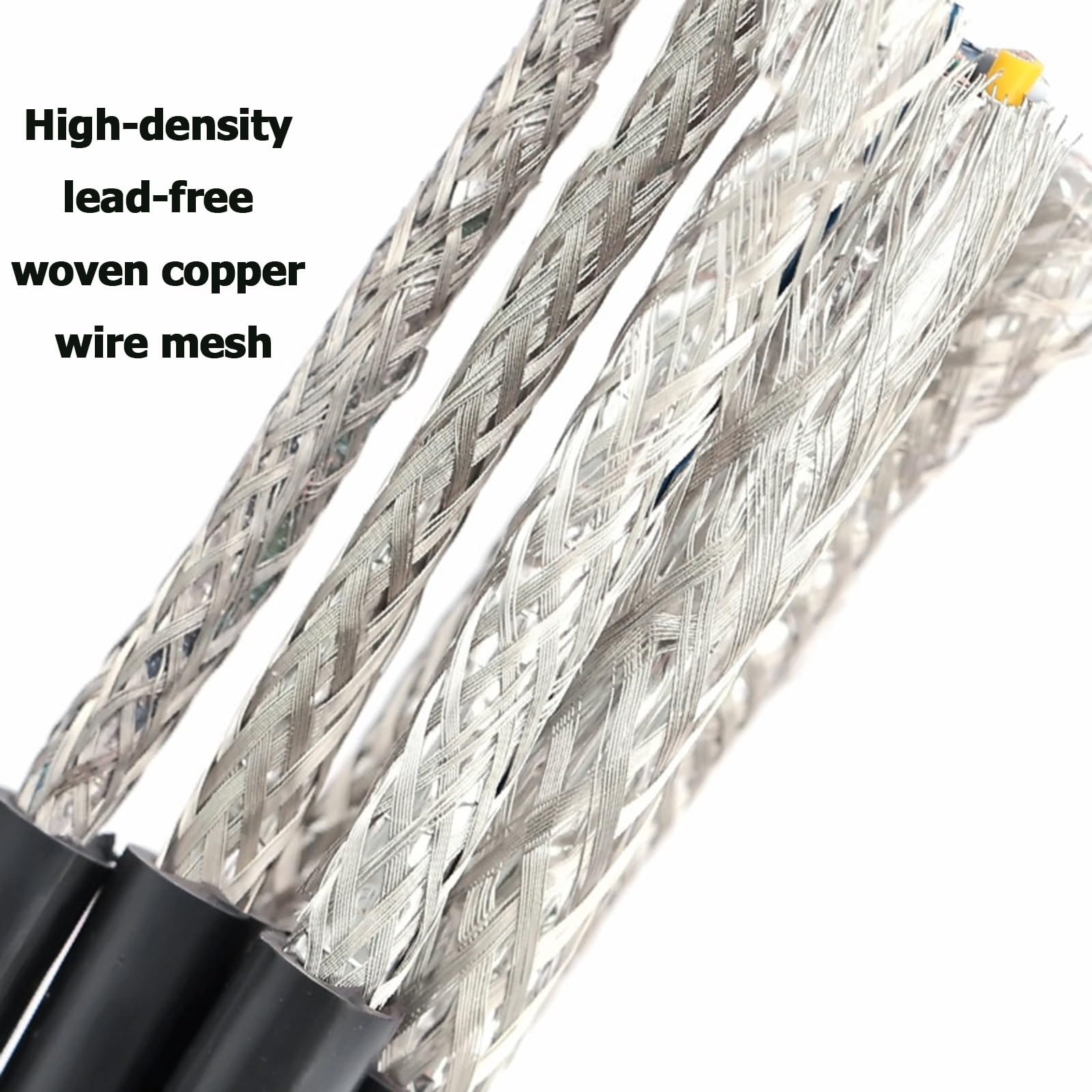 Cavo Schermato A 24/12AWG, Cavo Flessibile In Rame Puro, Ignifugo, Resistente Alle Interferenze Elettromagnetiche, Di Prolunga For Telecamere Sicurezza, Industriale, Sistemi Audio(60ft,0.3mm²(22AWG))