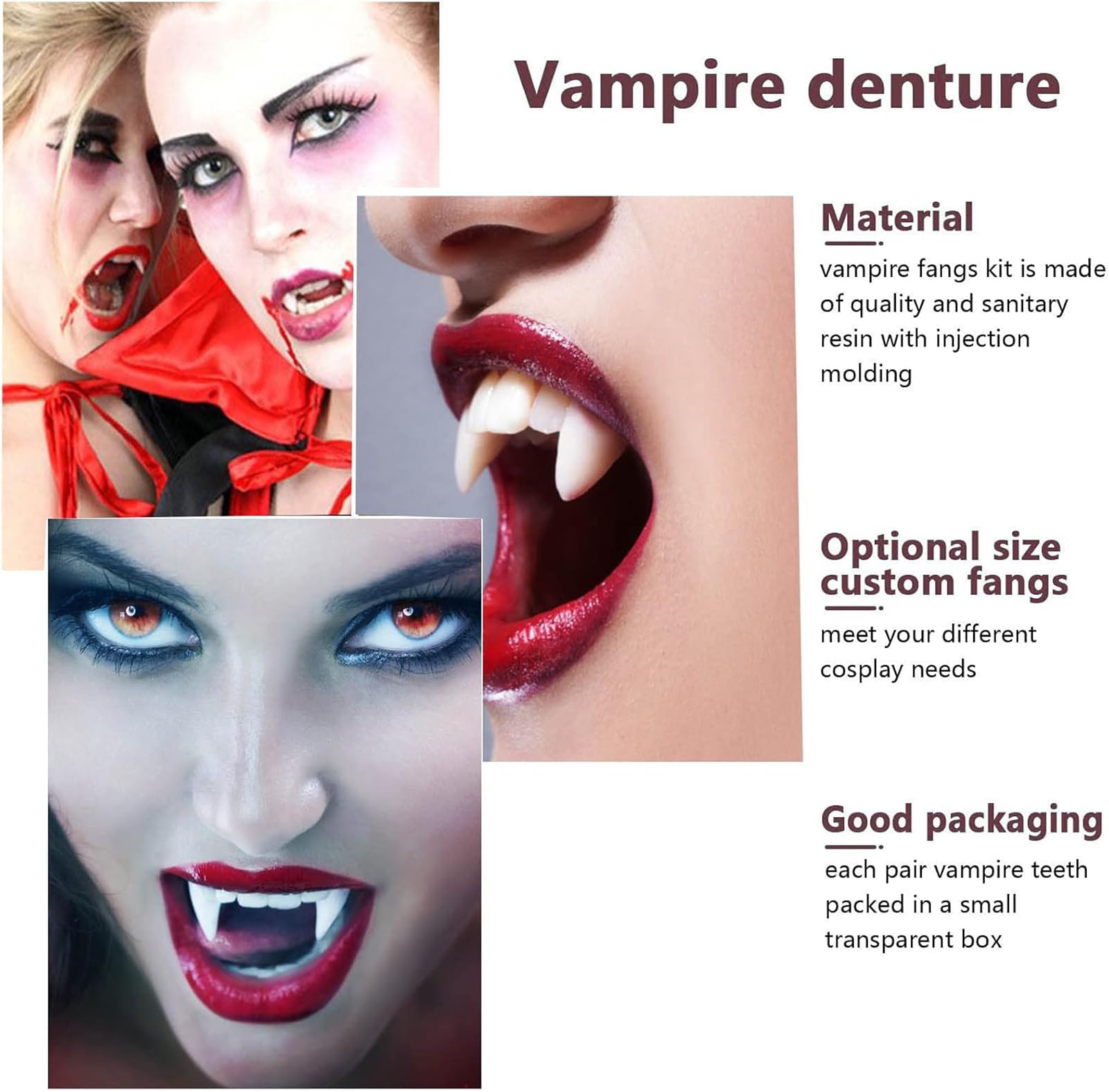 Produktbild von Vampir Zähne Erwachsene Willheoy Vampirkostüm 4-12 Jahre Für Kinder Und Jungen Dracula Twilight Kostüm Königliche Halloween Karneval Umhang Vampir Cosplay Schwarz Vampir Accessoires