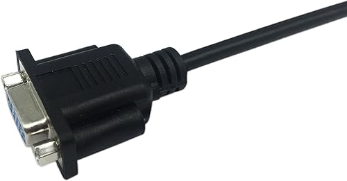 Miniatura 5 de CERRXIAN 1 pie VGA SVGA 15 Pin HD15 hembra a hembra cambiador de género adaptador de extensión Video Monitor Cable para PC portátil TV Porjector (ff)