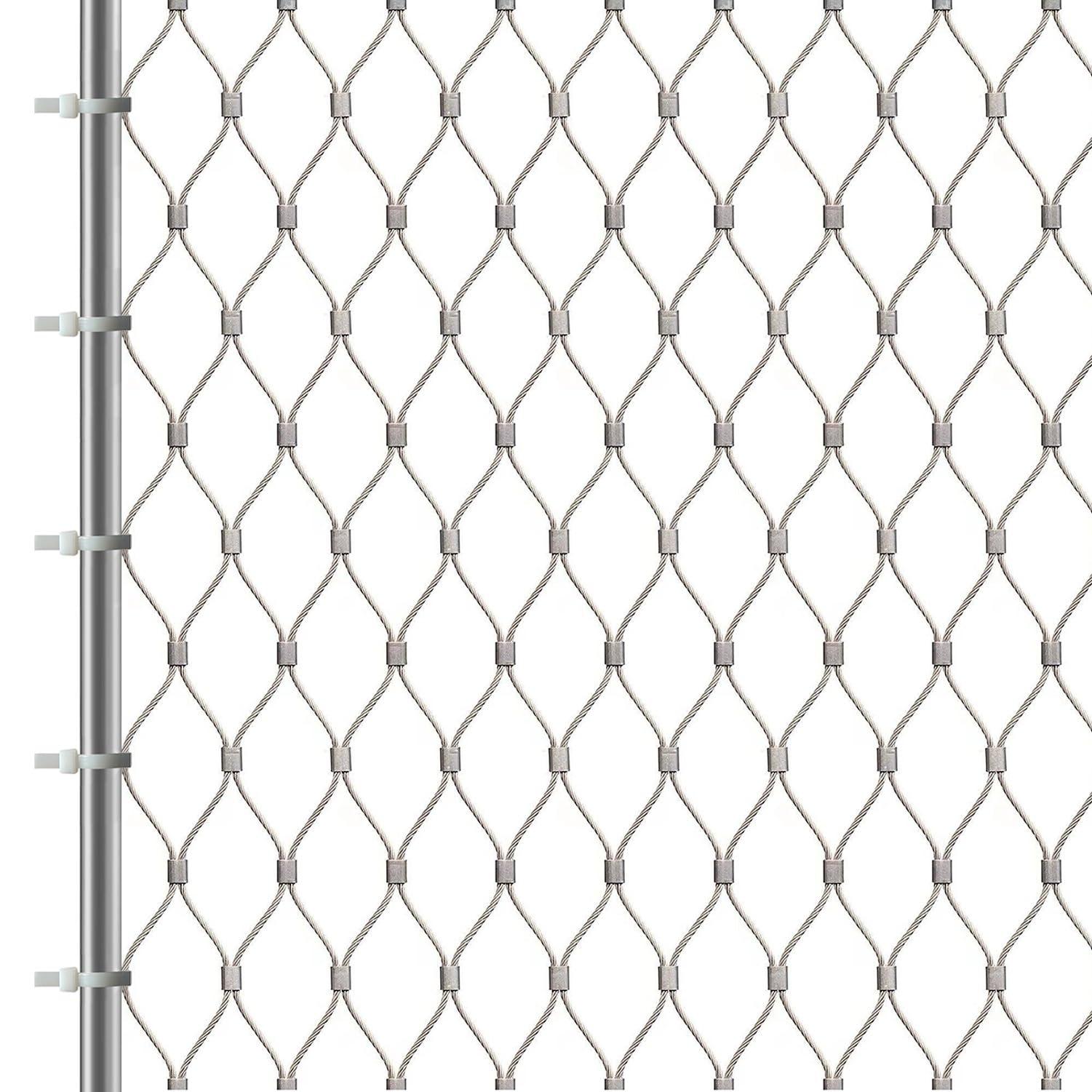 Filet de sécurité résistant balcon escalier barrière maille enclos animaux