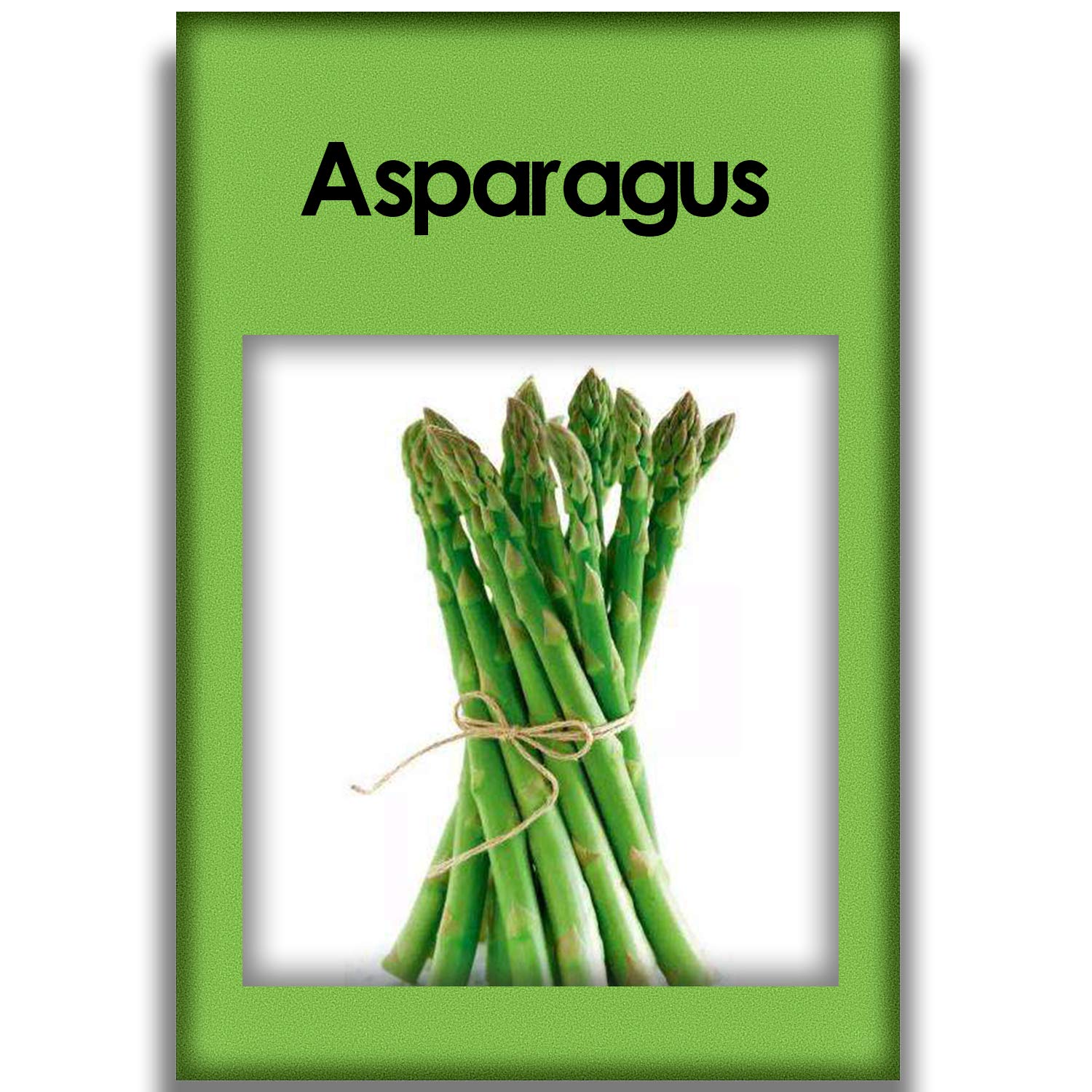 DFBTYG 100 Asparagus Seeds Organic Heirloom Asparagus Seeds That Can be Used in Home Gardens to Survive in Any Soil Environment