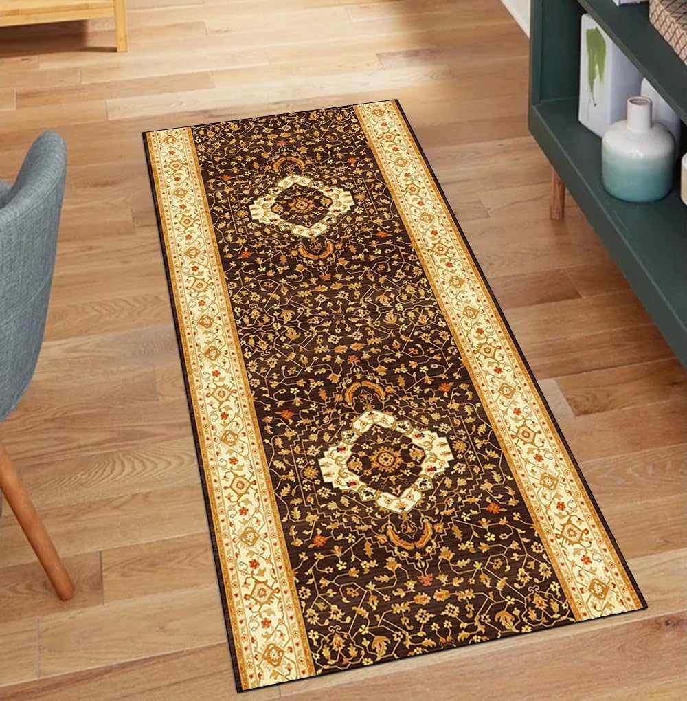 Tapis de couloir lavable long de 950 cm décoration intérieur vintage