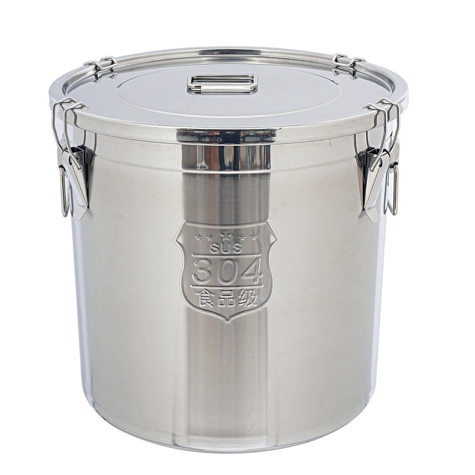DYNAMI 12.7Gal 304 Stainless Steel Rice Storage Container