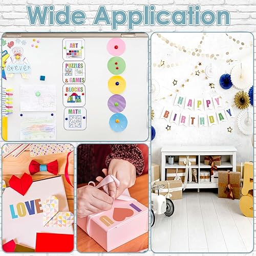 Miniatura 7 de 600 piezas de 36 hojas de calcomanías de letras grandes de 2.5 pulgadas, juego de letras autoadhesivas de caracteres, letras del alfabeto para