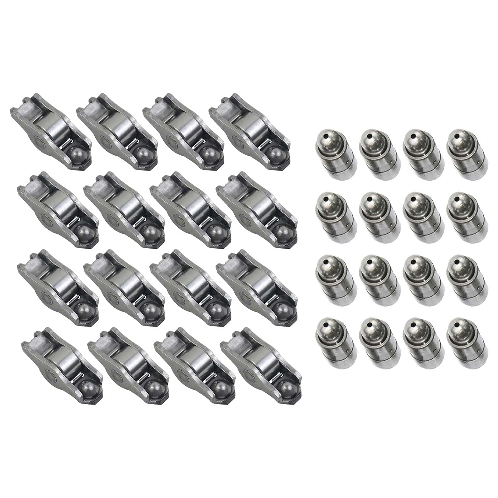 Bisenya 16 X Hydraulic Ratchet & 16 X Towing Lever Rocker Lever Compatible With A4 A6 A7 A8 Q5 Q7 059109417J 059109417F 03L109521A 03L109521 03L109521H Engine Control - View #3