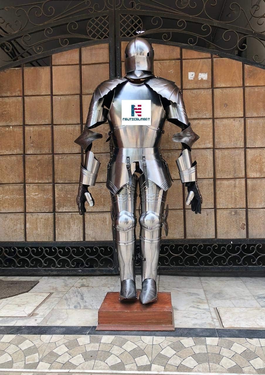 Nautical-Mart Medieval Gothic Suit of Armor Full German Body Armour Halloween Costume