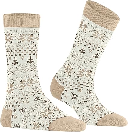 Calzini Invernali FALKE Donna Country Calling - In Lana Merino E Cachemire, Termoregolatori, Anti-odore, 1 Paio