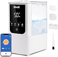 LEVOIT OasisMist 4.5L Smart Humidifier: Warm & Cool Mist, App Control, Top-Fill, Quiet for Bedroom Large Room