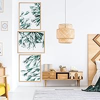 Vista 5 de Marco rústico de roble de 22 x 28 pulgadas, marco individual, marco de póster de 22 x 28 pulgadas para obras de arte, rompecabezas, fotos y pósteres