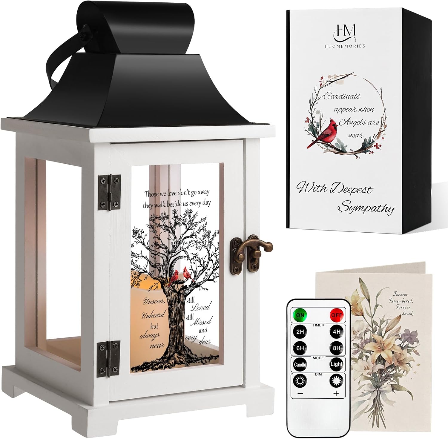 Memorial Lantern, Sympathy Bereavement Gifts for Loss of Loved One Mother Father, Sympathy Lantern Thoughtful Funeral Gifts in Memory of Loved One