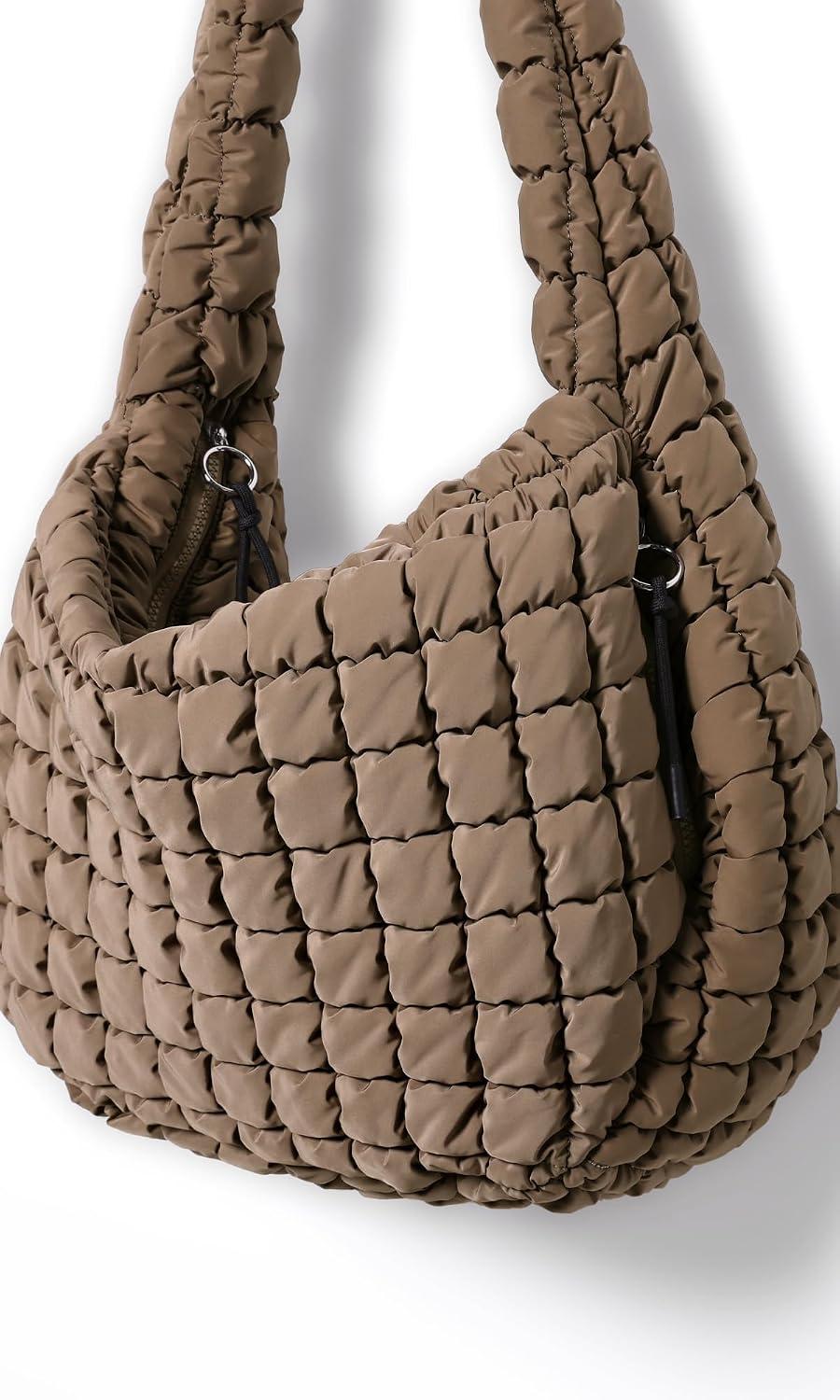 ODODOS Quilted Carryall Tote Bag for Women Crossbody Hobo Lightweight Padding Shoulder Bag