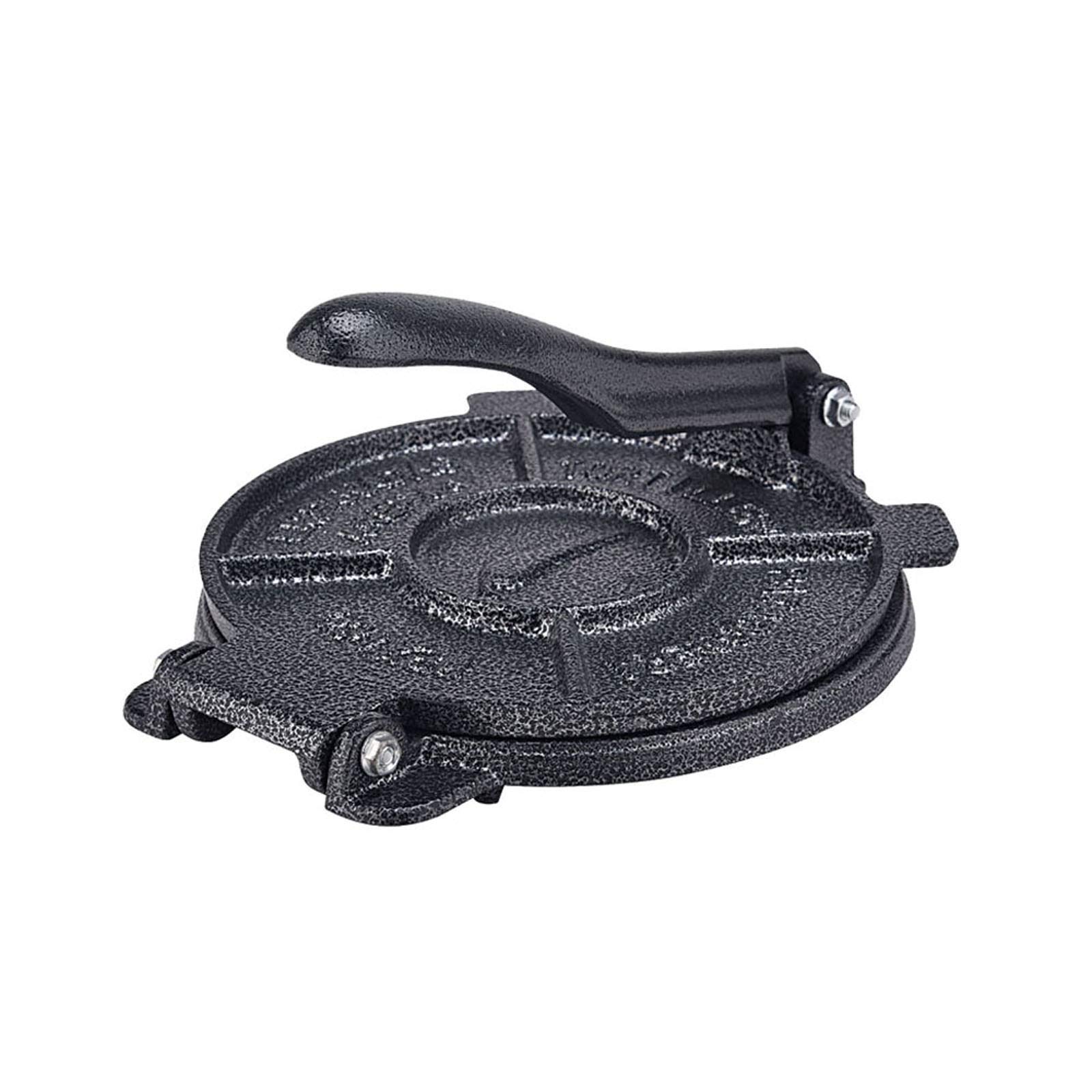 ARC Tortilla Press 7.3 inch,Sopes Maker,Gordita Maker,Roti Maker,Cast Iron Tortilla Maker,Haevy Duty Tortillera,Dough Press,Flour Tortilla Press Sopes Home Quick Maker Black 7.3"