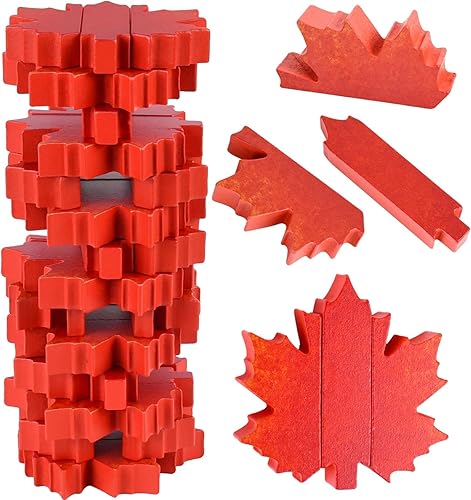 Miniatura 8 de Juego de apilamiento de bloques de madera de Navidad, juego de torre plegable de árbol verde para noches de juego familiares, fiestas y decoración