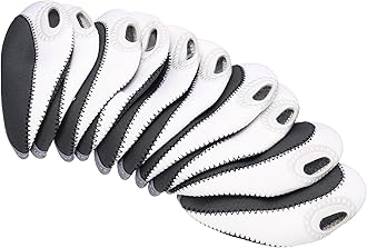 PATIKIL Golf Club Iron Head Covers, Visible Window Waterproof Protection Sleeves for Outdoor Sport