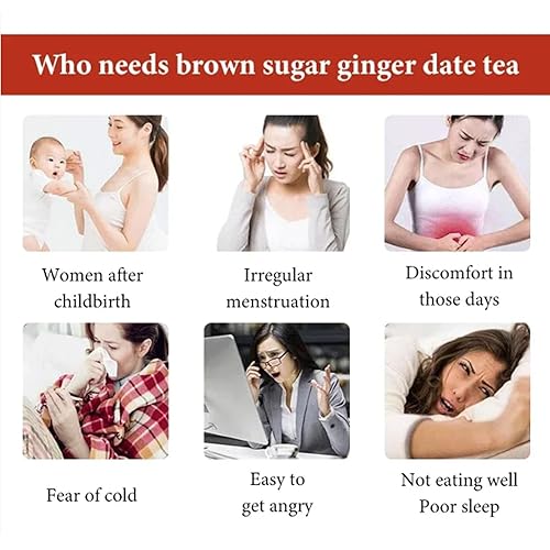 Miniatura 3 de LONGLUAN Té de azufaifo de jengibre con azúcar morena, té de azufaifo de jengibre con azúcar morena, té de jengibre con dátiles rojos, Longan Red