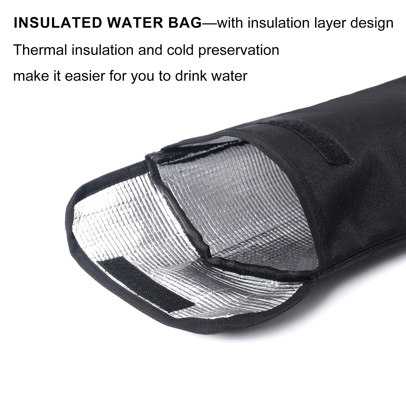 2.5-3L Bolsa Aislante Vejiga Agua, Mochila Vejiga Hidratación, Recarga Bolsa Agua, Burbuja Aislada Agua Bolso, Adecuada para Senderismo, Ciclismo, Montañismo, Camping