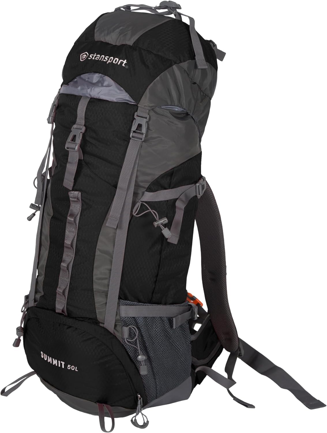 Stansport Internal Frame Pack, 50 Liter - Black, Standard (1015-20)
