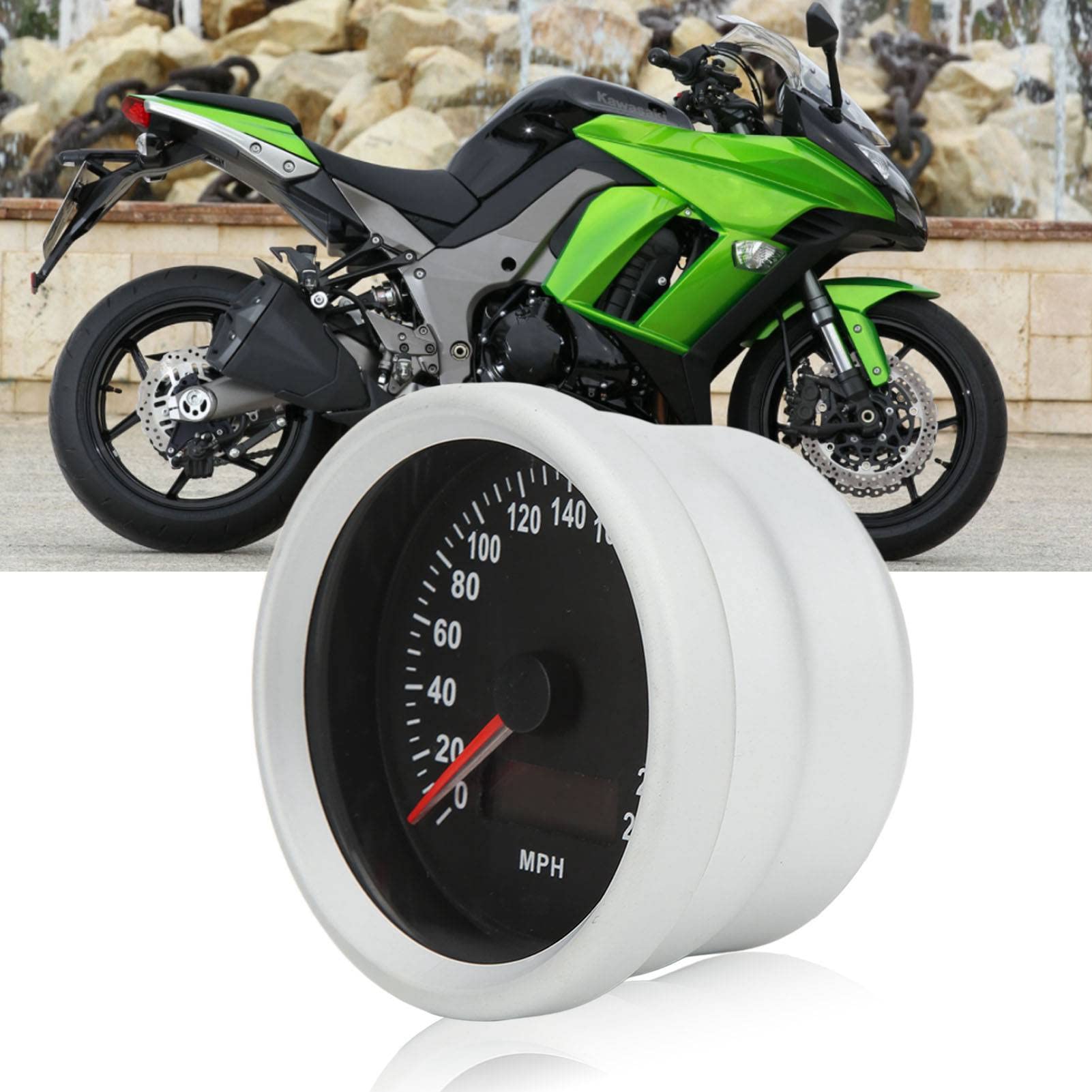 Odómetro Universal GPS Odómetro Impermeable 280 mph para Motocicleta para Botes para Automóvil de 12V