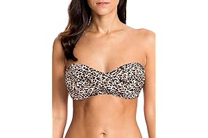 Women's Halter Swimsuit Top Twist Bandeau Bikini Top