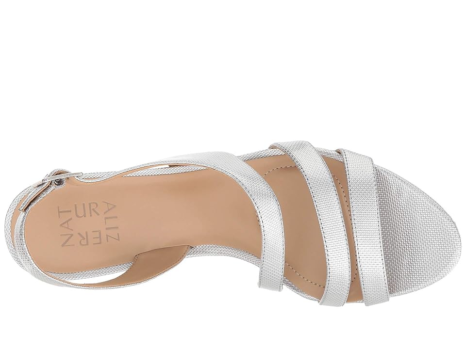 

Naturalizer Taimi (Silver Pearl Grid) High Heels