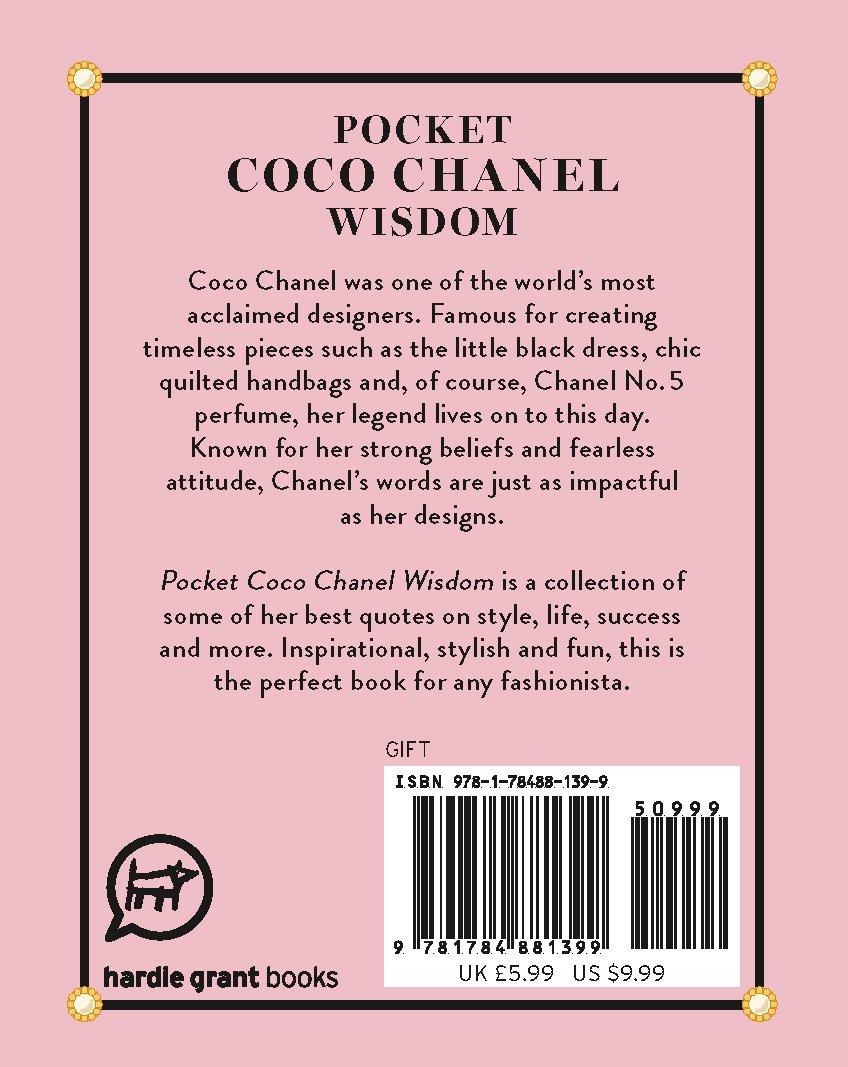 Pocket Coco Chanel Wisdom: Witty Quotes and Wise Words from a Fashion Icon  (Pocket Wisdom) in Manama, Bahrain | Bolo