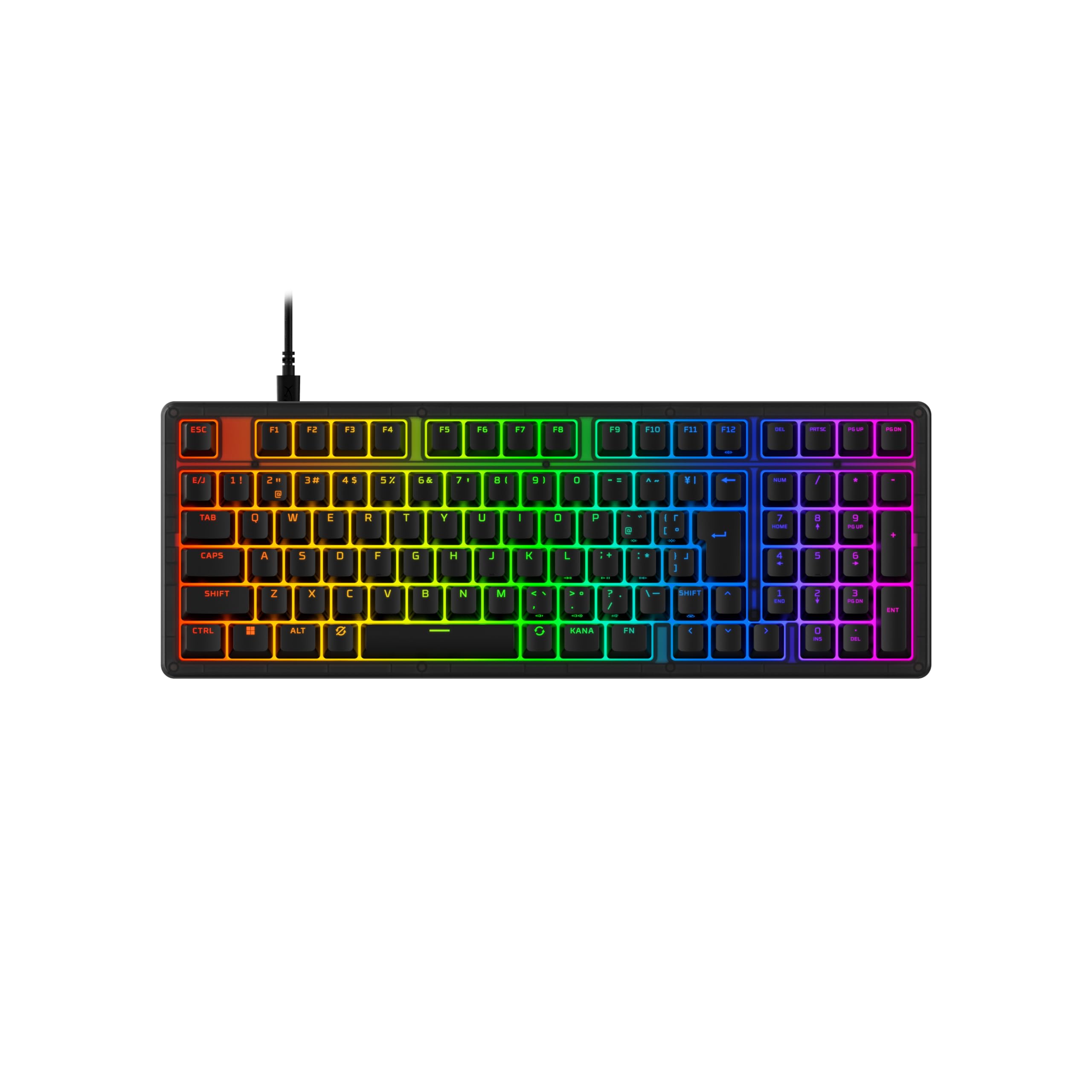 Amazon.co.jp: HyperX Origins 2 1800 ゲーミングキーボード 有線 USB