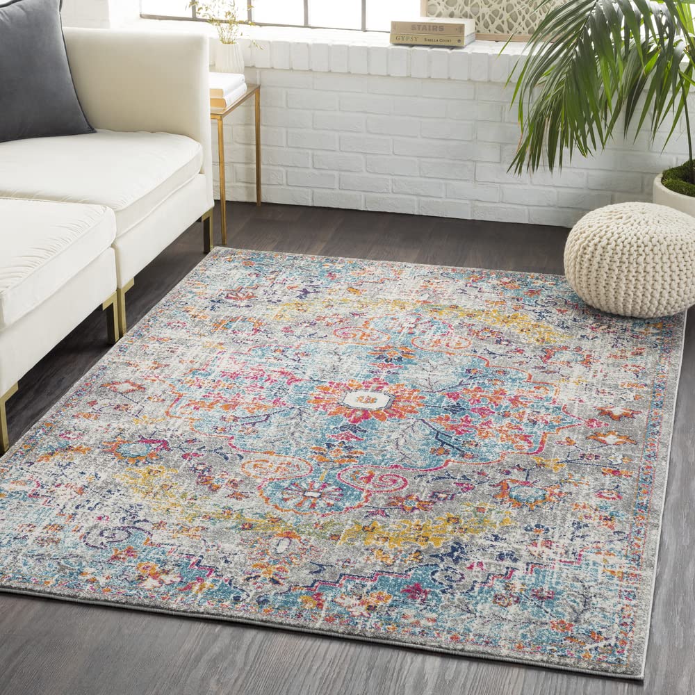 Photo 1 of *** USED ***
Artistic Weavers Odelia Vintage Bohemian Area Rug,5'3" x 7'3",Aqua 5 Feet 3 Inch x 7 Feet 3 Inch Aqua
