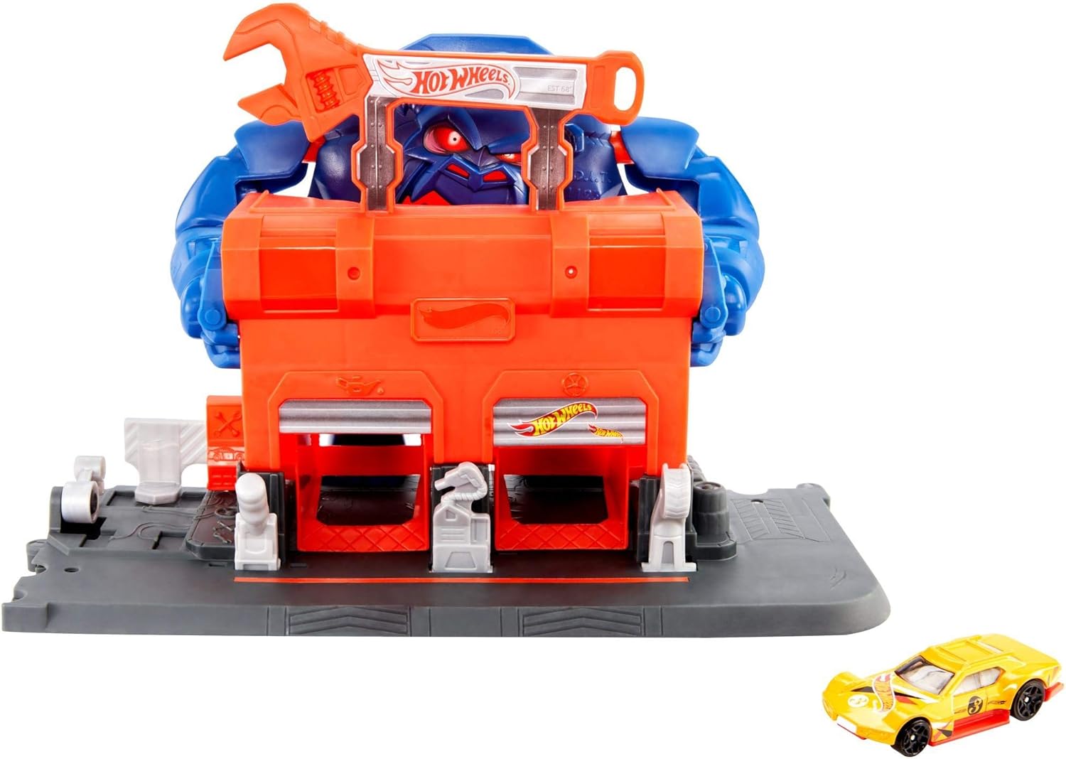 Hot Wheels Gorilla Garage Creature Attack Playset UK Ubuy