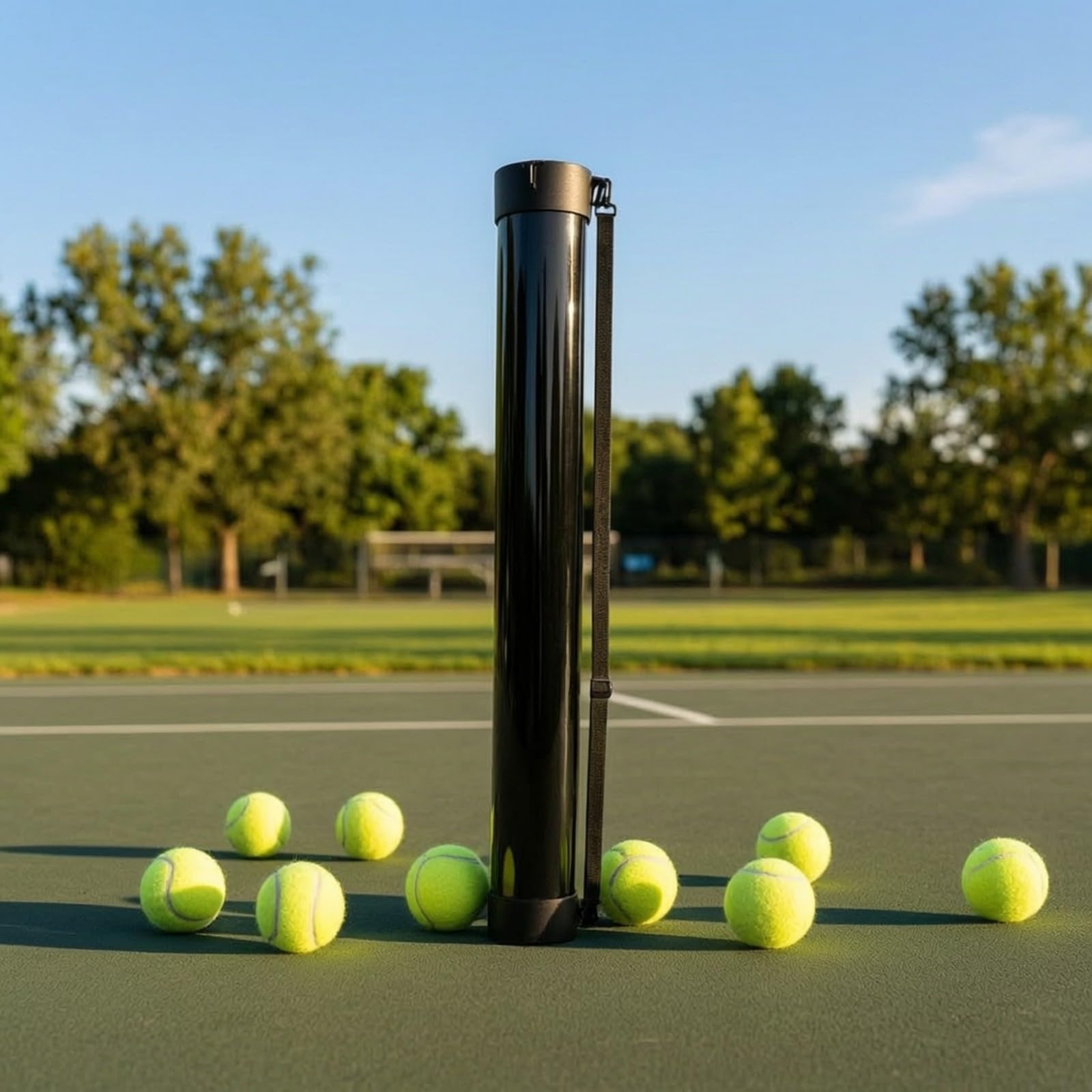 Leicht Pickleball-Sammler Robustes verdicktes PVC-Material, ballsammelrohr, für balltraining, Tennis