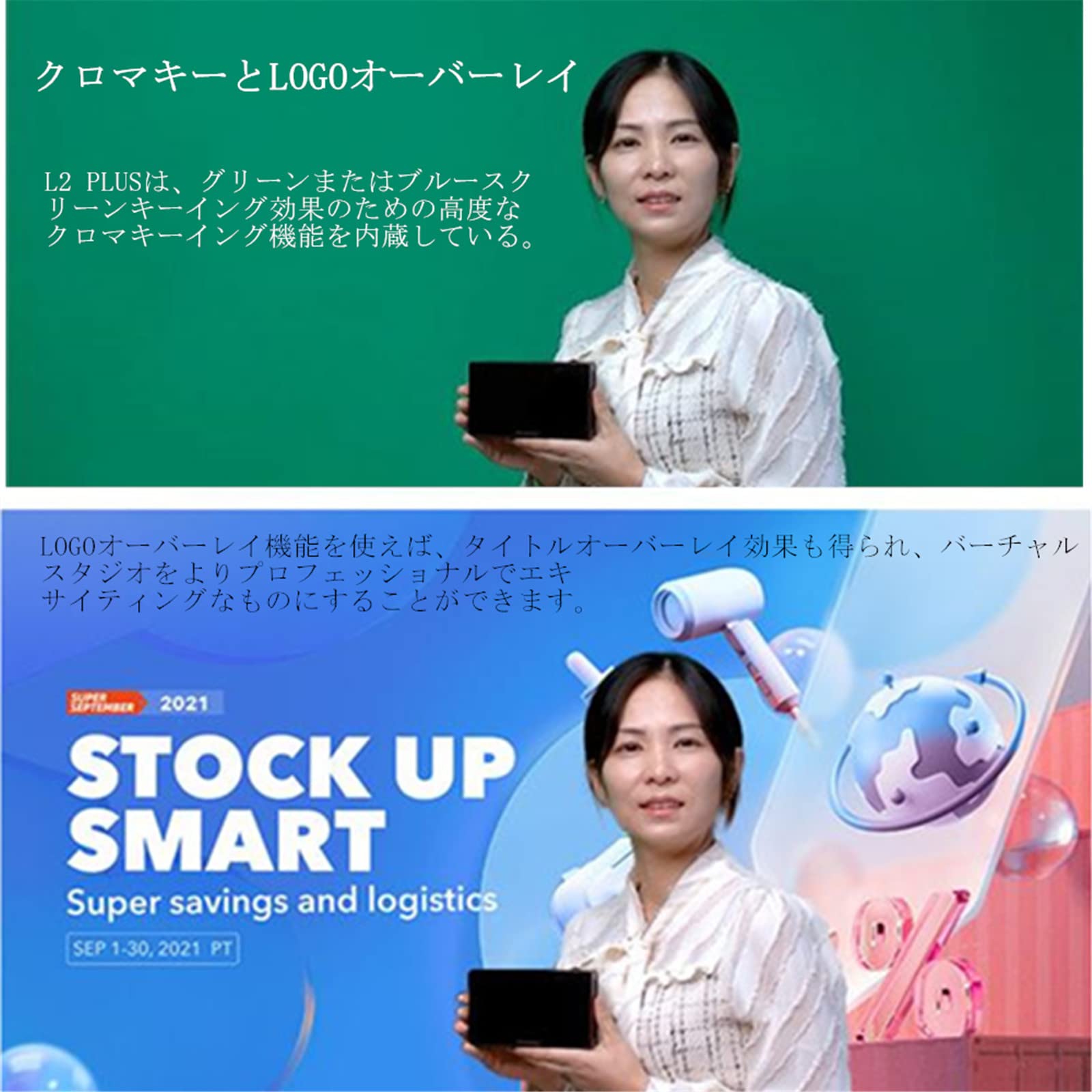 Amazon.co.jp: FEELWORLD L2 PLUS マルチフォーマットビデオミキサー