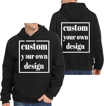 Custom Mens Sweatshirts Hoodies Add Logo Name Design Personalized Pullover Sweater