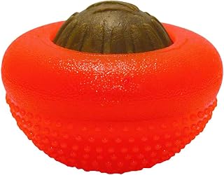 Starmark Everlasting Treat Bento Ball Large - Durable Chew Toy for Tough Dogs, Rolls Erratically & Dispenses Treats