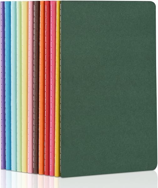 ZCZN Colorful Blank Notebook (12 Colors)