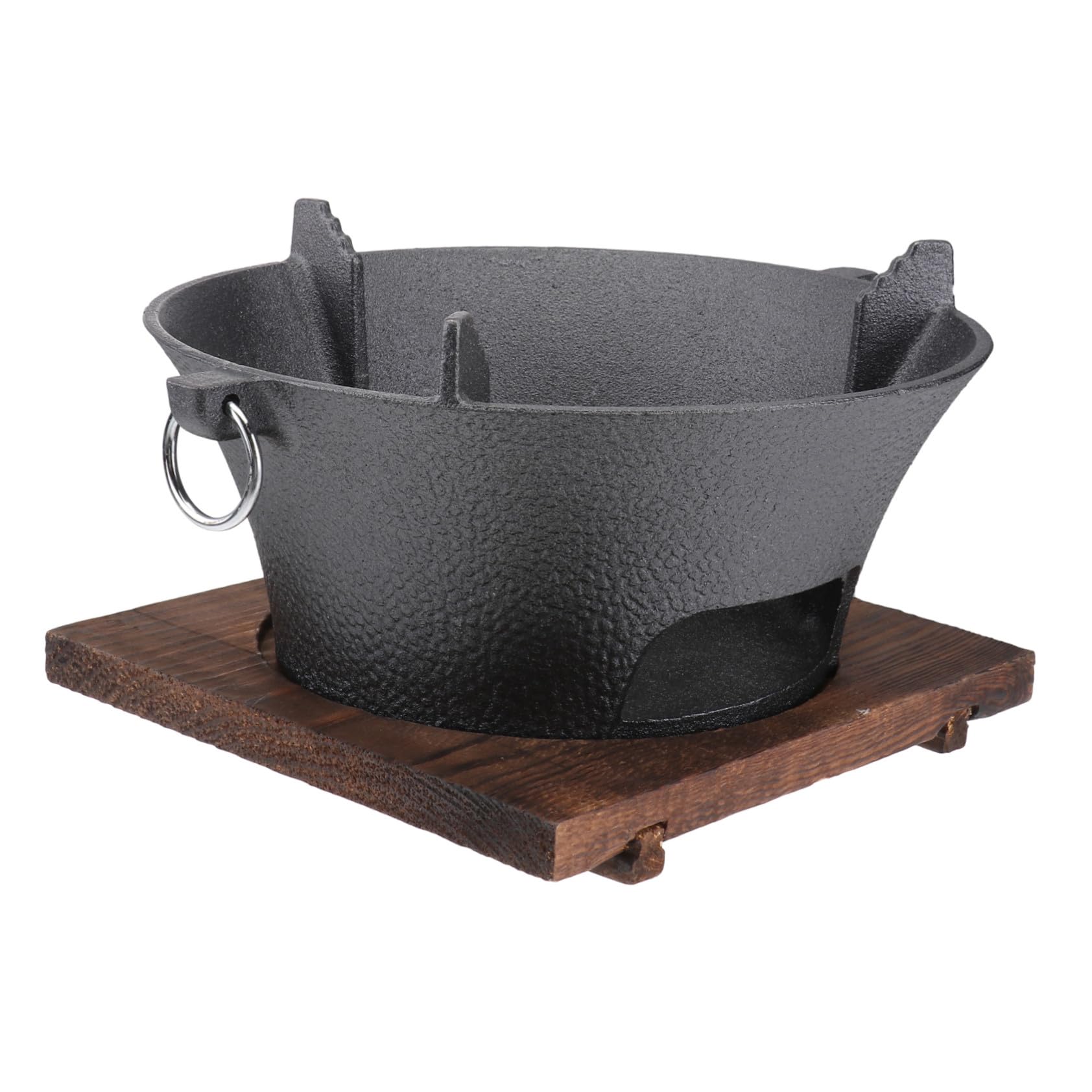 Barbecue camping compact en fer pour réussir toutes vos grillades en plein air