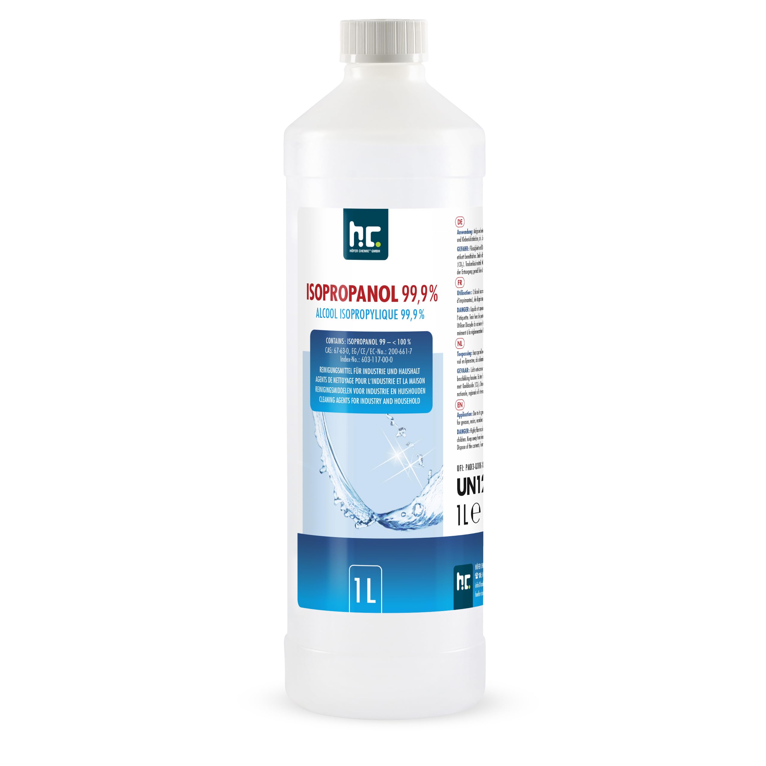 Höfer Chemie Isopropanol 99,9% 1 L