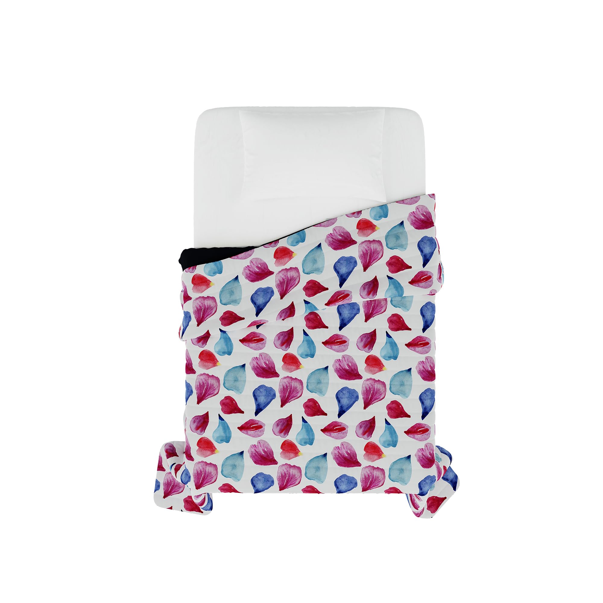 Fantasy Doubleface Sommersteppdecke 170x270cm Microfiber Petali
