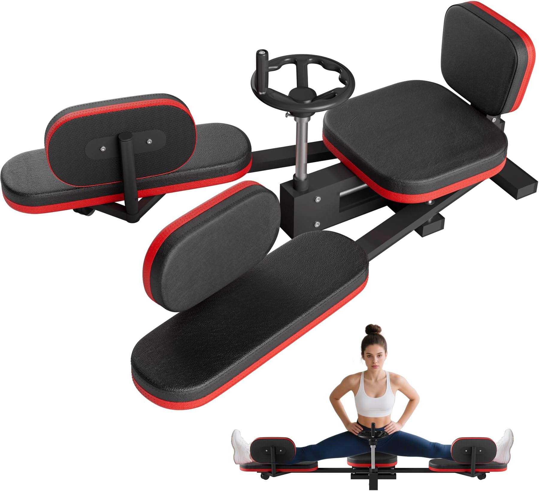 Leg Stretcher Machine,330LBS Heavy Duty Leg Split Machine for Flexibility, Steel Frame Stretching Machine,Gym Fitness Training Equipment for Women and Men