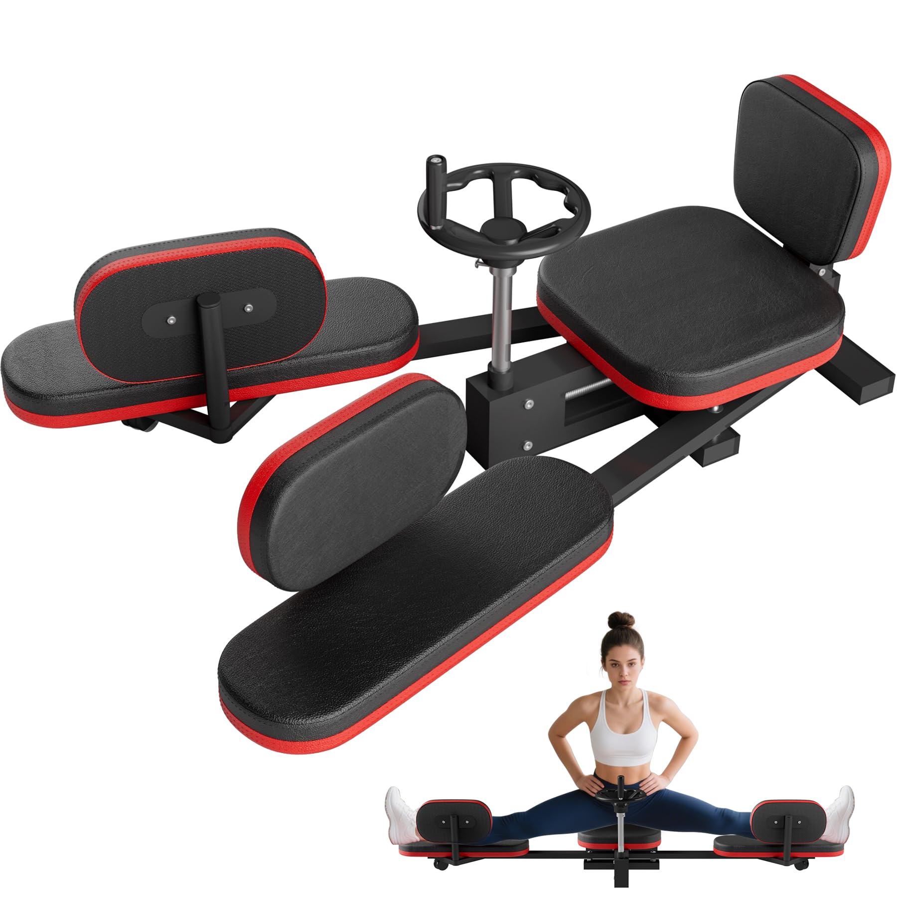 Leg Stretcher Machine,330LBS Heavy Duty Leg Split Machine for Flexibility, Steel Frame Stretching Machine,Gym Fitness Training Equipment for Women and Men