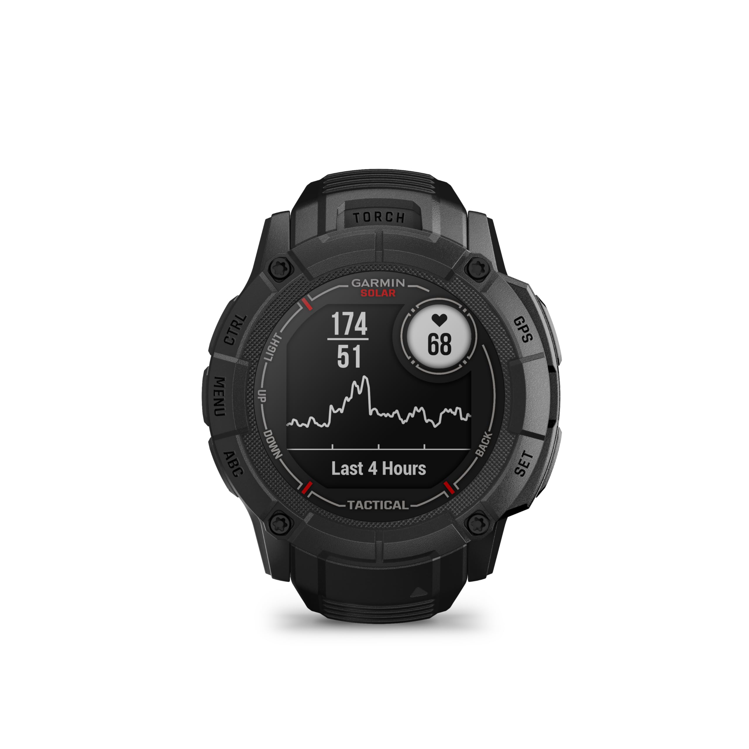 Garmin Instinct 2X, Solar – Tactical Edition - Montre GPS Robuste et connectée – Black - Boîtier 50 mm (Reconditionné)