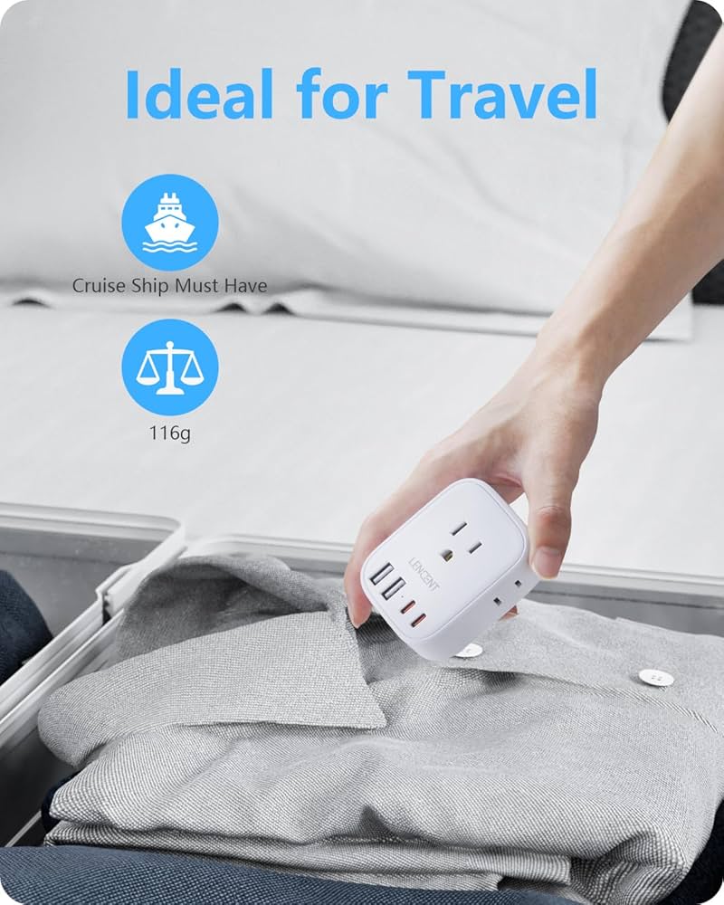 0334　EUROPE and AFRICA  THE NEW PHASE Amazon.com: LENCENT Germany France Travel Power Adapter