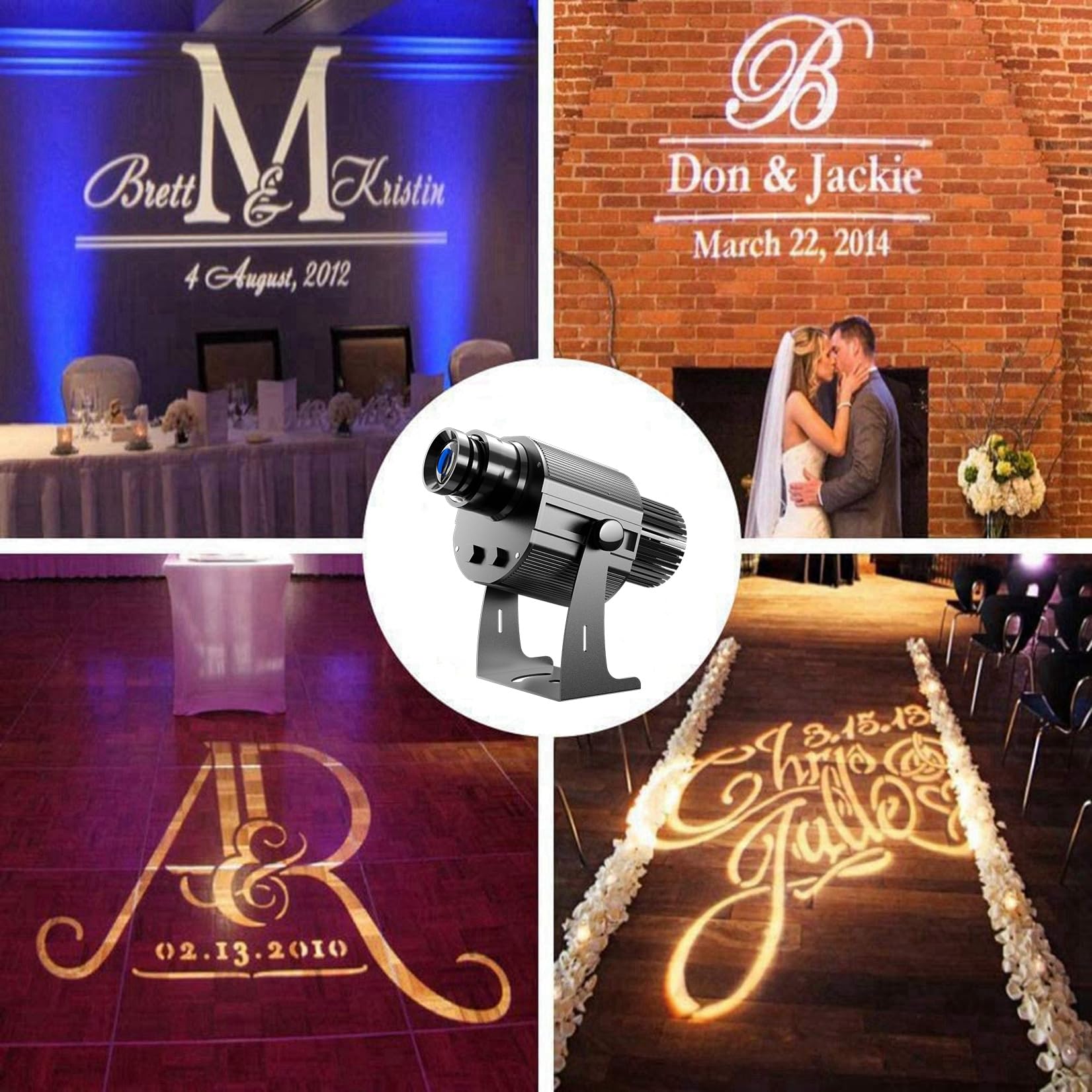 100W di alta qualità LED personalizzato lmage GOBO Logo Proiettore Negozio Mall Proiettore Proiettore Proiettore Static Ristorante